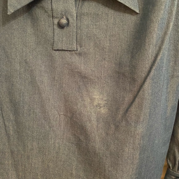 Kate Spade Chambray Bow front blouse size 6 NWT - Picture 3 of 6